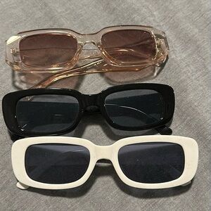 Three pair sunglasses set